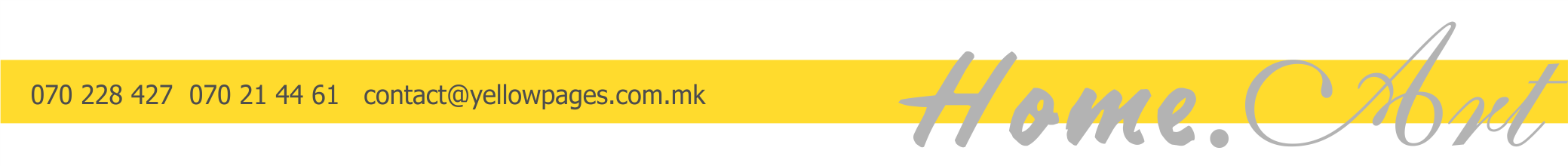 Yellow Pages Home Art Footer